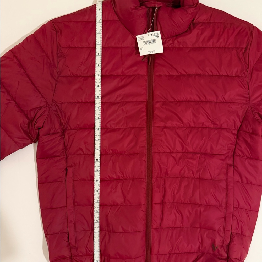 NWT- Men's American Eagle Red Puffer Jacket - Size Small - Picture 7 of 10
